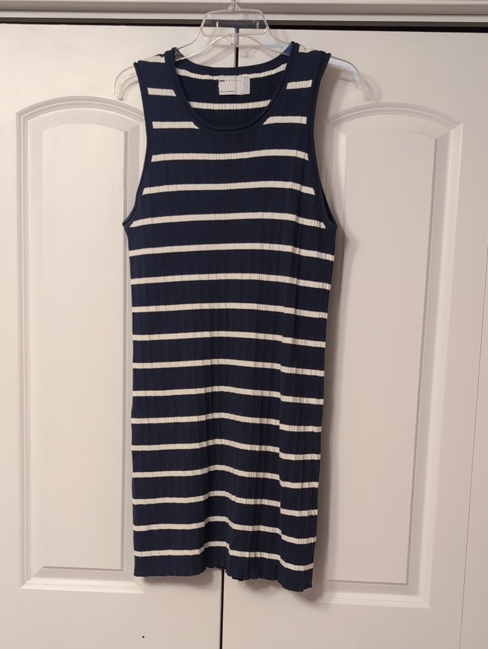 ASOS Blue White Striped Dress NWOT